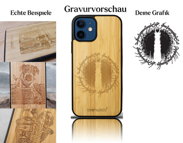 INDIVIDUELL iPhone 12 Bambus-Kunststoff